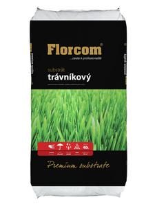 florcom Substrát trávnikový s kremičitým pieskom Premium 40l